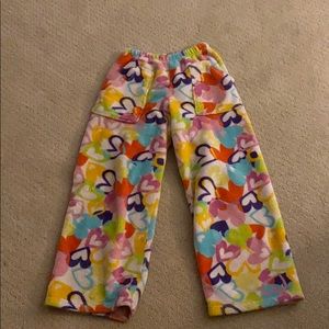 These are colorful pajamas for 7-11 year olds
